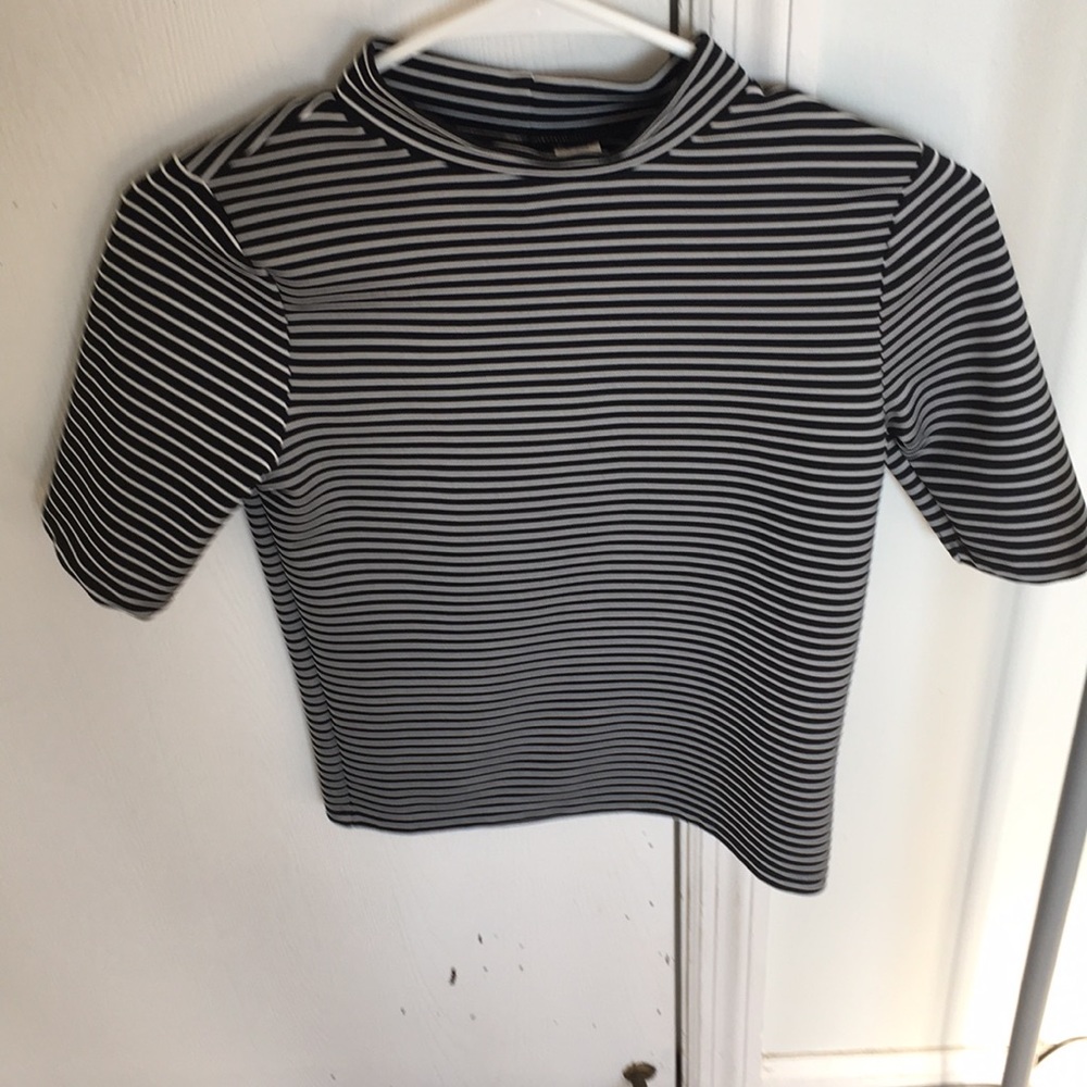 Fitted turtleneck top